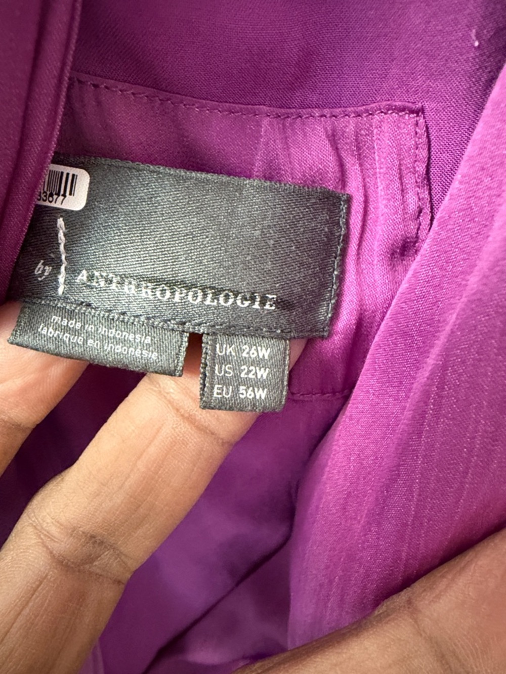 Anthropology Deep neck mini dress - Picture 6 of 7
